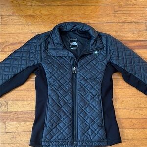 The North Face Black Quilted Full-Zip Jacket